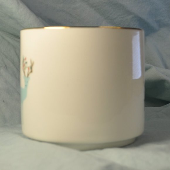 16 oz David's Tea holiday reindeer mug (w887) - Picture 4 of 10